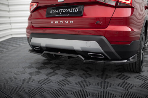 Maxton rear splitter (with vertical bars) for Seat Arona FR Mk1