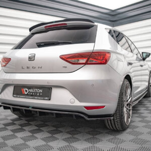 Maxton stražnji splitter (s vertikalnim šipkama) za Seat Leon Hatchback Mk3