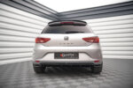 Maxton rear splitter (with vertical bars) for Seat Leon Hatchback Mk3