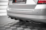 Maxton rear splitter (with vertical bars) for Skoda Fabia Combi Mk3