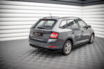 Maxton rear splitter (with vertical bars) for Skoda Fabia Combi Mk3 Facelift