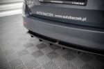 Maxton rear splitter (with vertical bars) for Skoda Fabia Combi Mk3 Facelift