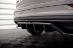 Maxton rear splitter (with vertical bars) for Skoda Karoq Sportline Mk1 Facelift