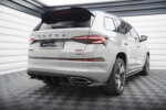 Maxton rear splitter (with vertical bars) for Skoda Kodiaq RS Mk1 / Mk1 Facelift