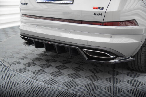 Maxton rear splitter (with vertical bars) for Skoda Kodiaq RS Mk1 / Mk1 Facelift