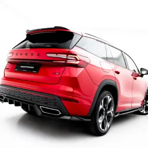 Maxton rear splitter (with vertical bars) for Skoda Kodiaq RS Mk2