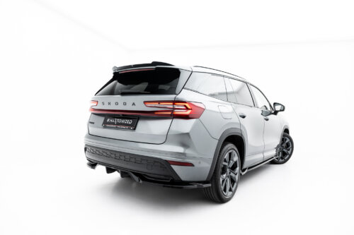 Maxton rear splitter (with vertical bars) for Skoda Kodiaq Sportline Mk2