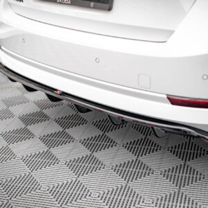 Maxton stražnji splitter (s vertikalnim šipkama) za Skoda Octavia Mk4