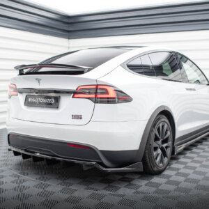 Maxton stražnji splitter (s vertikalnim šipkama) za Tesla Model X Mk1 Facelift