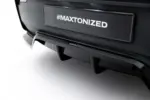Maxton rear splitter (with vertical bars) for Tesla Model Y Premium Mk1 Facelift