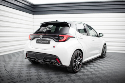 Maxton rear splitter (with vertical bars) for Toyota Yaris GR Sport Mk4