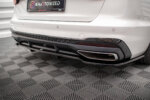 Maxton rear splitter (with vertical bars) V.1 for Audi A4 S-Line B9 Facelift
