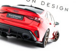 Maxton rear splitter (with vertical bars) V.1 for Audi RS3 Sedan 8Y Facelift