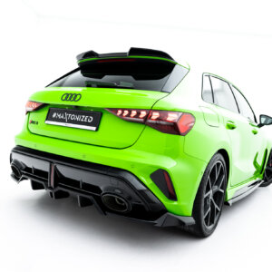 Maxton stražnji splitter (s vertikalnim šipkama) V.1 za Audi RS3 Sportback 8Y Facelift