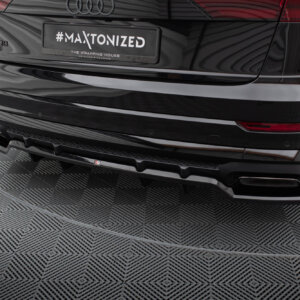 Maxton stražnji splitter (s vertikalnim šipkama) V.1 za Audi SQ8 / Q8 S-Line Mk1 Facelift