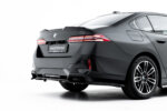 Maxton rear splitter (with vertical bars) V.1 for BMW 5 / i5 M-Pack Sedan / Touring G60 / G61