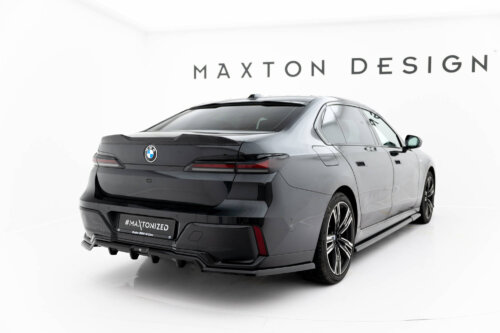 Maxton rear splitter (with vertical bars) V.1 for BMW 7 M-Pack G70