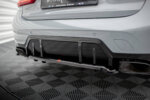Maxton rear splitter (with vertical bars) V.1 for BMW M340i G20 / G21 Facelift