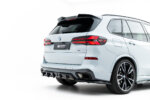 Maxton rear splitter (with vertical bars) V.1 for BMW X5 M-Pack G05 Facelift