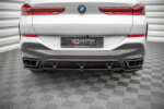 Maxton rear splitter (with vertical bars) V.1 for BMW X6 M-Pack G06