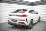 Maxton rear splitter (with vertical bars) V.1 for BMW X6 M-Pack G06