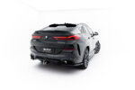 Maxton rear splitter (with vertical bars) V.1 for BMW X6 M-Pack G06 Facelift