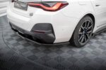 Maxton rear splitter (with vertical bars) V.1 for BMW i4 M-Pack G26