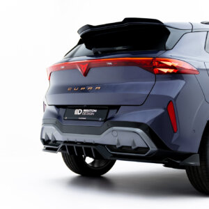 Maxton rear splitter (with vertical bars) V.1 for Cupra Terramar Mk1 (Version without towbar)
