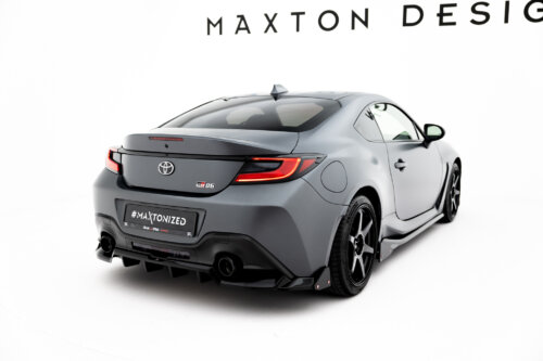 Maxton Rear Splitter (with vertical bars) V.1 + Flaps Toyota GR86 Mk1