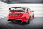 Maxton rear splitter (with vertical bars) V.1 for Honda Civic Type-R Mk 11