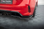 Maxton rear splitter (with vertical bars) V.1 for Honda Civic Type-R Mk 11