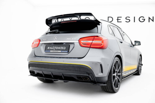 Maxton rear splitter (with vertical bars) V.1 for Mercedes-Benz GLA 45 AMG
