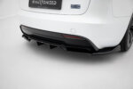 Maxton rear splitter (with vertical bars) V.1 for Tesla Model 3 Performance Mk1 Facelift
