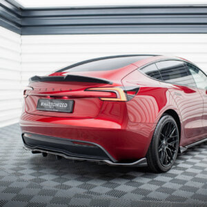 Maxton rear splitter (with vertical bars) V.1 for Tesla Model 3 Project Highland(Facelift)