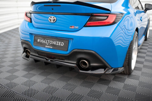 Maxton rear splitter (with vertical bars) V.1 for Toyota GR86 Mk1