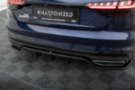 Maxton rear splitter (with vertical bars) V.2 for Audi A4 S-Line B9 Facelift