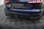Maxton rear splitter (with vertical bars) V.2 for Audi A4 S-Line B9 Facelift
