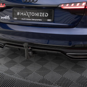 Maxton stražnji splitter (s vertikalnim šipkama) V.2 za Audi A4 S-Line B9 Facelift