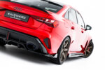 Maxton rear splitter (with vertical bars) V.2 for Audi RS3 Sedan 8Y Facelift