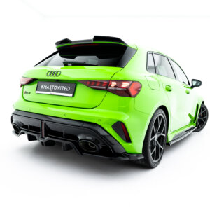 Maxton stražnji splitter (s vertikalnim šipkama) V.2 za Audi RS3 Sportback 8Y Facelift