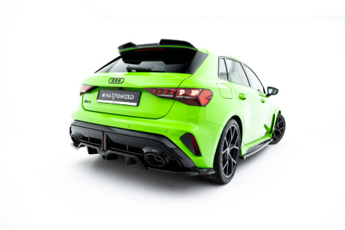 Maxton rear splitter (with vertical bars) V.2 for Audi RS3 Sportback 8Y Facelift