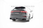 Maxton rear splitter (with vertical bars) V.2 for Audi SQ8 / Q8 S-Line Mk1 Facelift