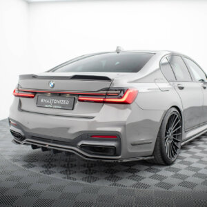 Maxton stražnji splitter (s vertikalnim šipkama) V.2 za BMW 7 M-Pack G11 / G12 Facelift