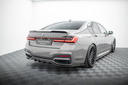 Maxton rear splitter (with vertical bars) V.2 for BMW 7 M-Pack G11 / G12 Facelift