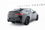 Maxton rear splitter (with vertical bars) V.2 for BMW X4 M-Pack G02 Facelift