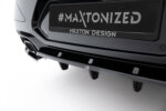 Maxton rear splitter (with vertical bars) V.2 for BMW X4 M-Pack G02 Facelift
