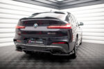 Maxton rear splitter (with vertical bars) V.2 for BMW X4 M40i G02