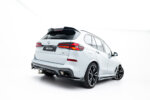 Maxton rear splitter (with vertical bars) V.2 for BMW X5 M-Pack G05 Facelift
