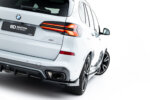 Maxton rear splitter (with vertical bars) V.2 for BMW X5 M-Pack G05 Facelift