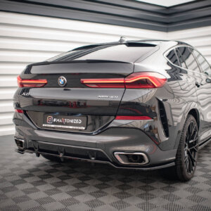 Maxton stražnji splitter (s vertikalnim šipkama) V.2 za BMW X6 M-Pack G06